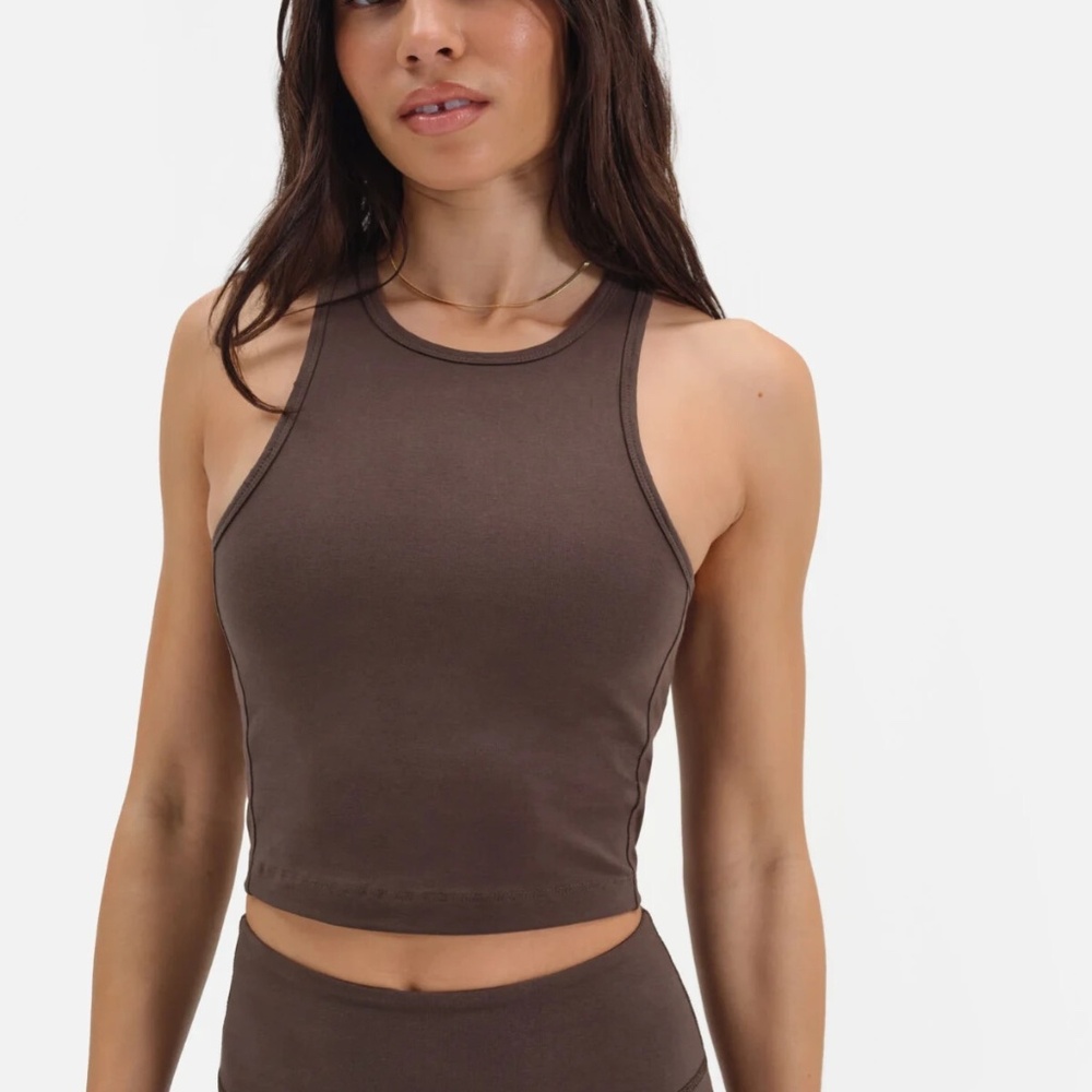 MATE the Label organic high Neck Stretch Sports tank